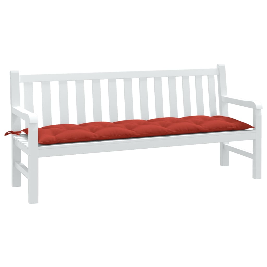 foto del prodotto cuscino panca da giardino rosso m lange 180x50x7 cm in tessuto