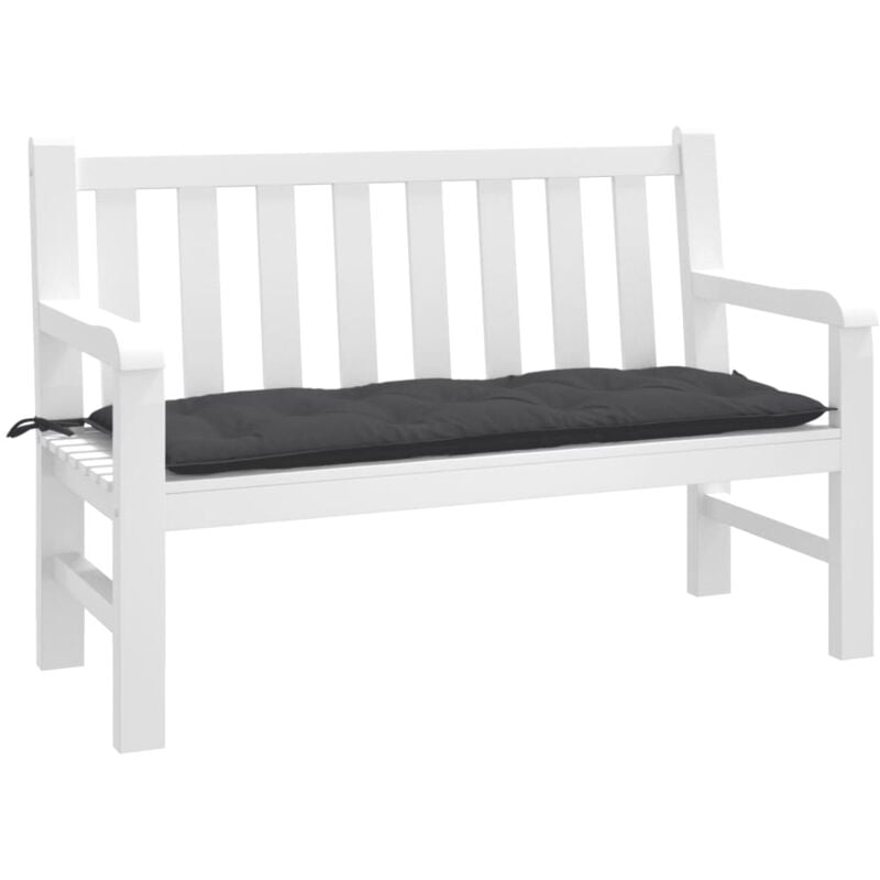 foto del prodotto cuscino panca giardino antracite m lange 120x50x7 cm tessuto vidaxl