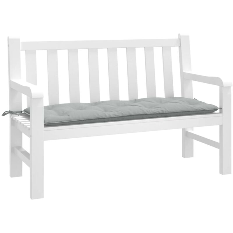 foto del prodotto cuscino panca giardino grigio chiaro m lange 120x50x7cm tessuto vidaxl
