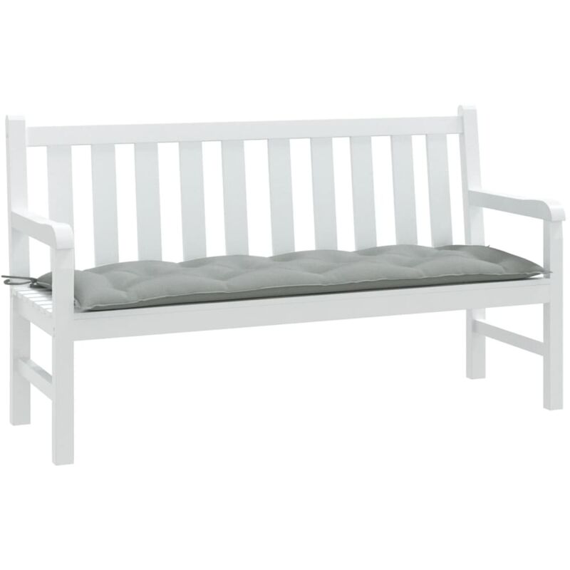 foto del prodotto cuscino panca giardino grigio chiaro m lange 150x50x7cm tessuto vidaxl