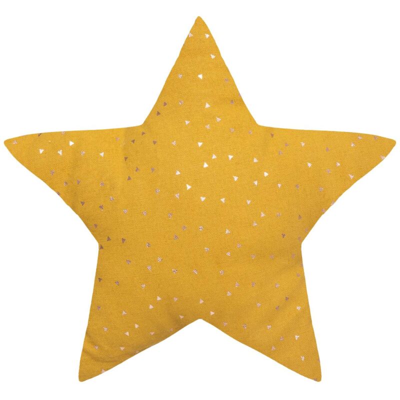 foto del prodotto cuscino per bambini berlingot stella giallo senape 40x40cm atmosphera cr ateur d int rieur