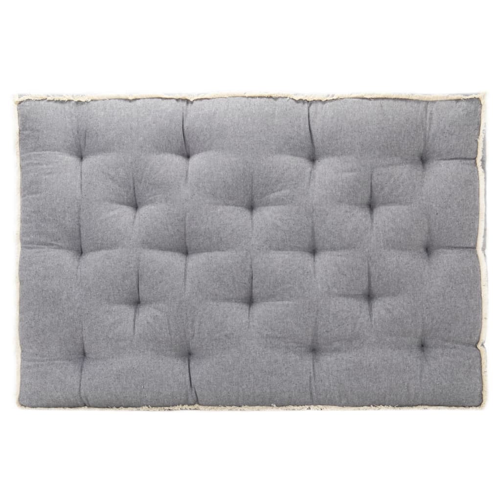 foto del prodotto cuscino per divano in pallet antracite 120x80x10 cm cod mxl 68054