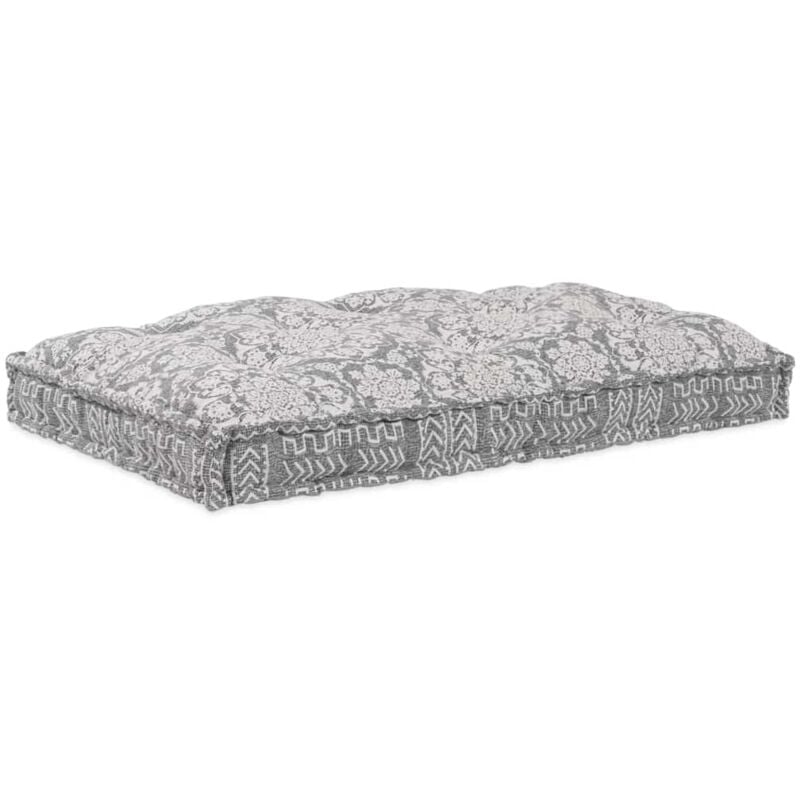 foto del prodotto cuscino per divano pallet grigio chiaro tessuto vidaxl