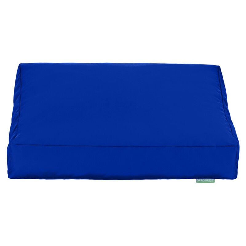 foto del prodotto cuscino per esterni, cuscini da pavimento resistenti all acqua per giardino, 60x60x10 cm comodo cuscino per sedia da giardino blu gardenista