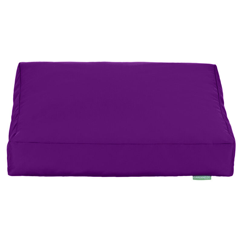 foto del prodotto cuscino per esterni, cuscini da pavimento resistenti all acqua per giardino, 60x60x10 cm comodo cuscino per sedia da giardino viola gardenista