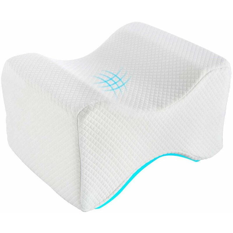 foto del prodotto cuscino per gambe in memory foam con gel raffreddante