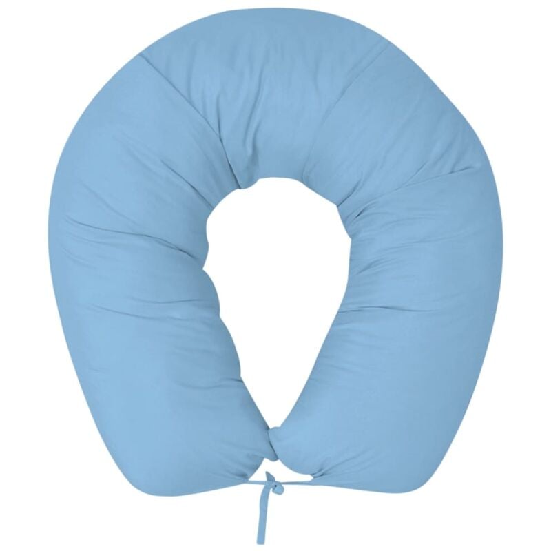 foto del prodotto cuscino per gravidanza 40x170 cm blu chiaro vidaxl