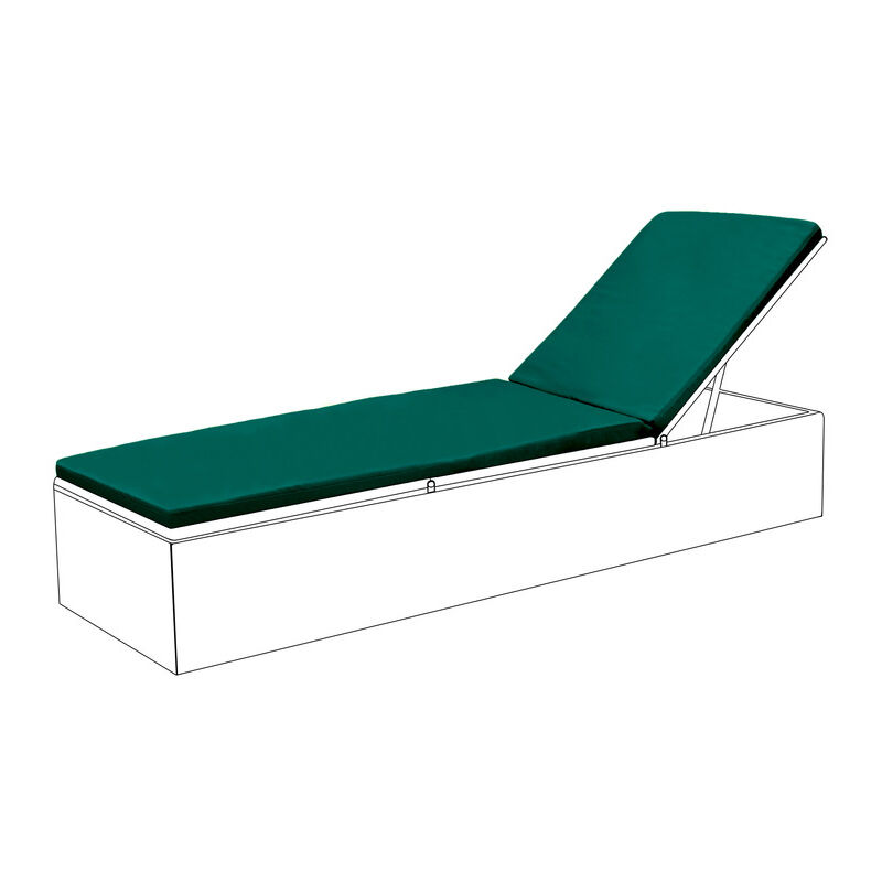 foto del prodotto cuscino per lettino prendisole da esterno, cuscino da seduta pieghevole resistente all acqua per lettino prendisole in plastica con rivestimento