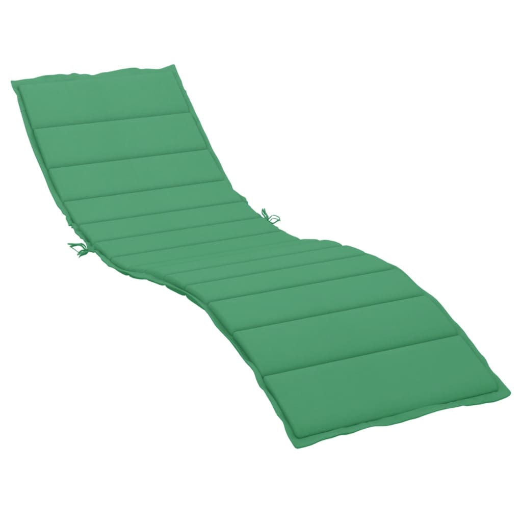 foto del prodotto cuscino per lettino prendisole verde 200x50x3 cm in tessuto cod mxl 68523