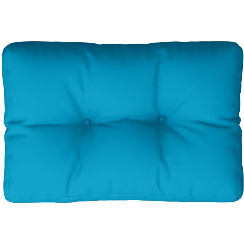 foto del prodotto cuscino per pallet blu chiaro 50x40x12 cm in tessuto vidaxl