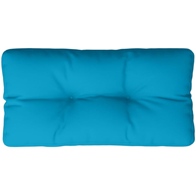 foto del prodotto cuscino per pallet blu chiaro 70x40x12 cm in tessuto vidaxl