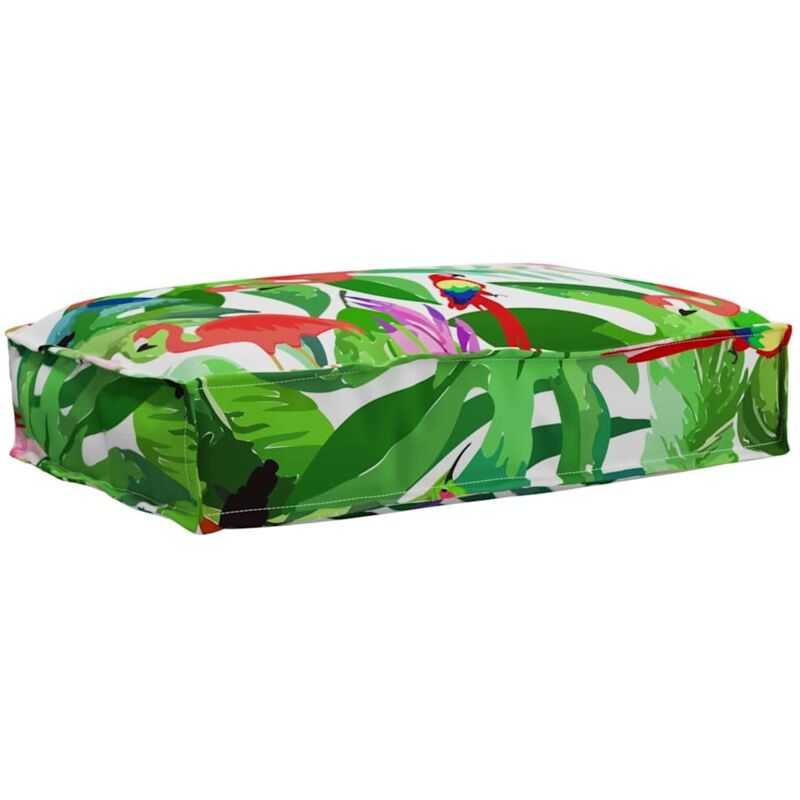 foto del prodotto cuscino per pallet giungla tropicale 60x40x8 cm poliestere vidaxl