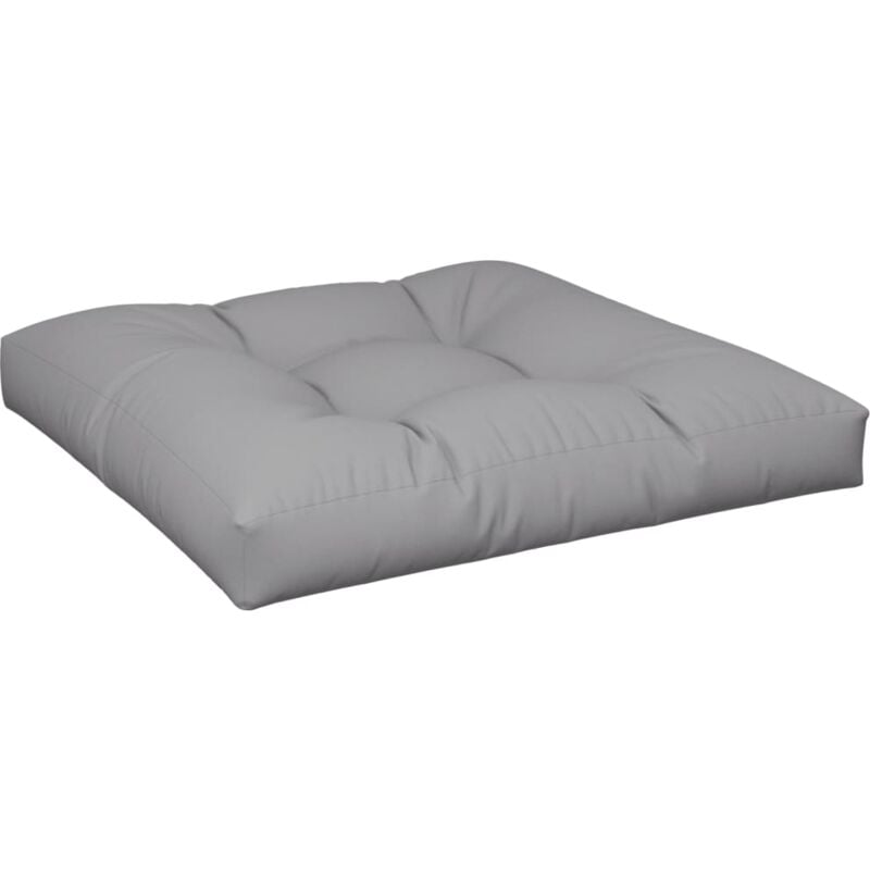 foto del prodotto cuscino per pallet grigio 70x70x12 cm in tessuto vidaxl