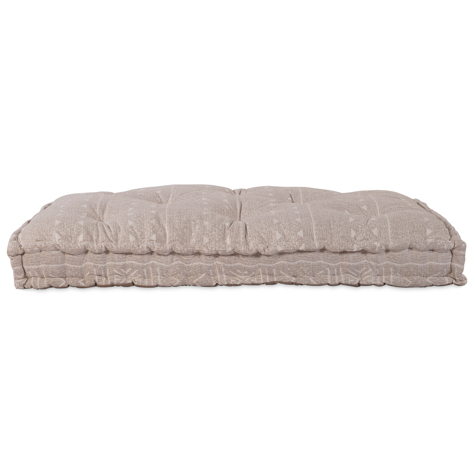 foto del prodotto cuscino per pallet marrone chiaro 120x80x12 cm in tessuto