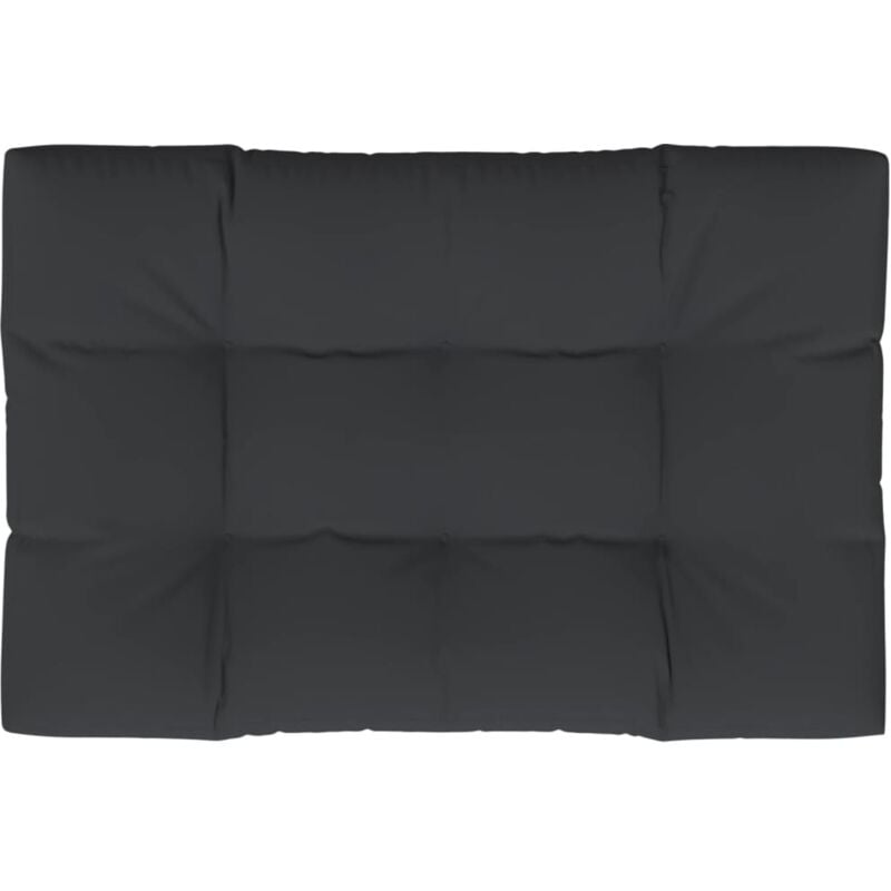 foto del prodotto cuscino per pallet nero 120x80x12 cm in tessuto vidaxl