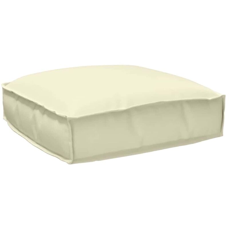 foto del prodotto cuscino per pallet panna per sedere 50x50x12 cm, tessuto oxford vidaxl