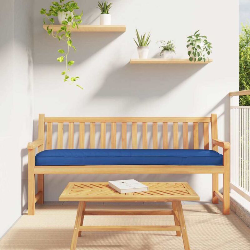 foto del prodotto cuscino per pallet per panca blu reale 180x40x8 cm tessuto oxford vidaxl