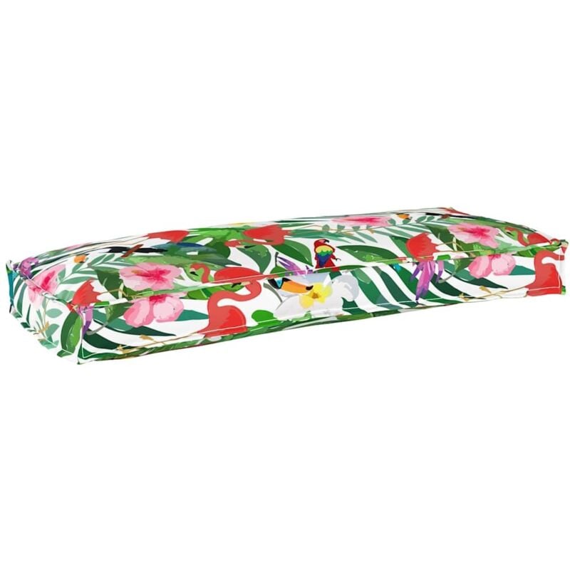 foto del prodotto cuscino per pallet per panca giungla tropicale 100 x 40 x 8 cm in tessuto oxford vidaxl
