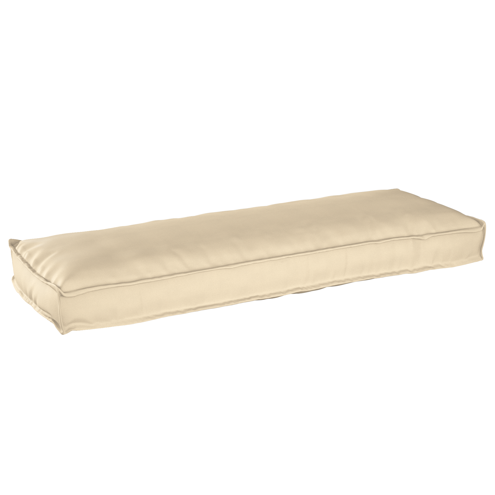 foto del prodotto cuscino per pallet per panchina beige 120x40x8 cm tessuto oxford