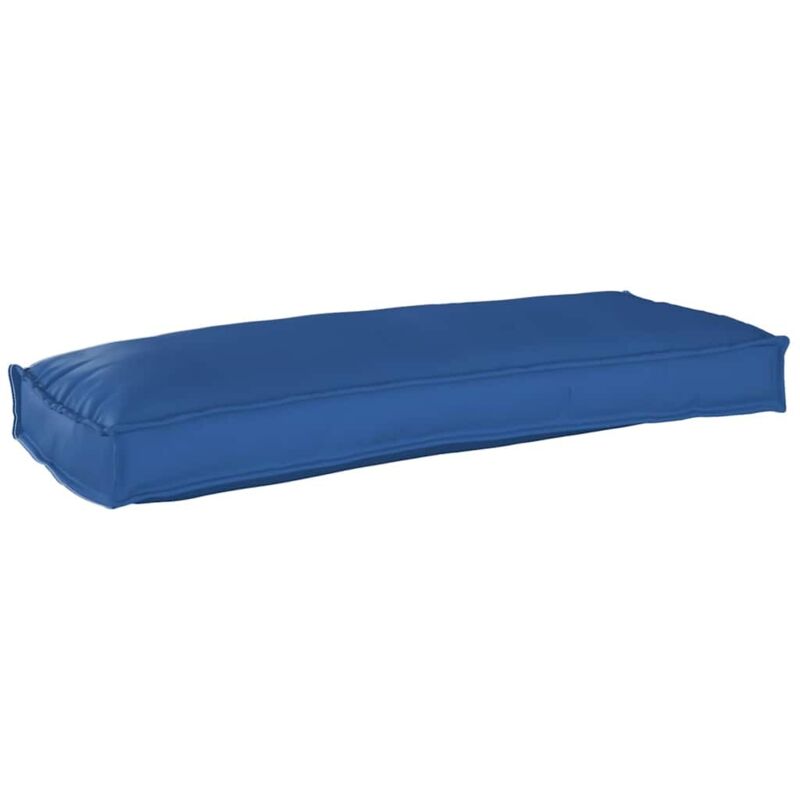 foto del prodotto cuscino per pallet per panchina blu royal 100 x 40 x 8 cm in tessuto oxford vidaxl