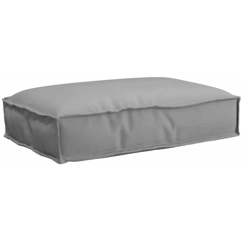foto del prodotto cuscino per pallet per seduta grigio 60x40x8 cm in tessuto oxford vidaxl