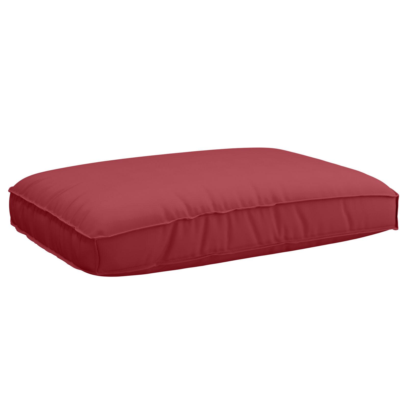 foto del prodotto cuscino per pallet per seduta rosso vino 120x80x12 cm tessuto oxford