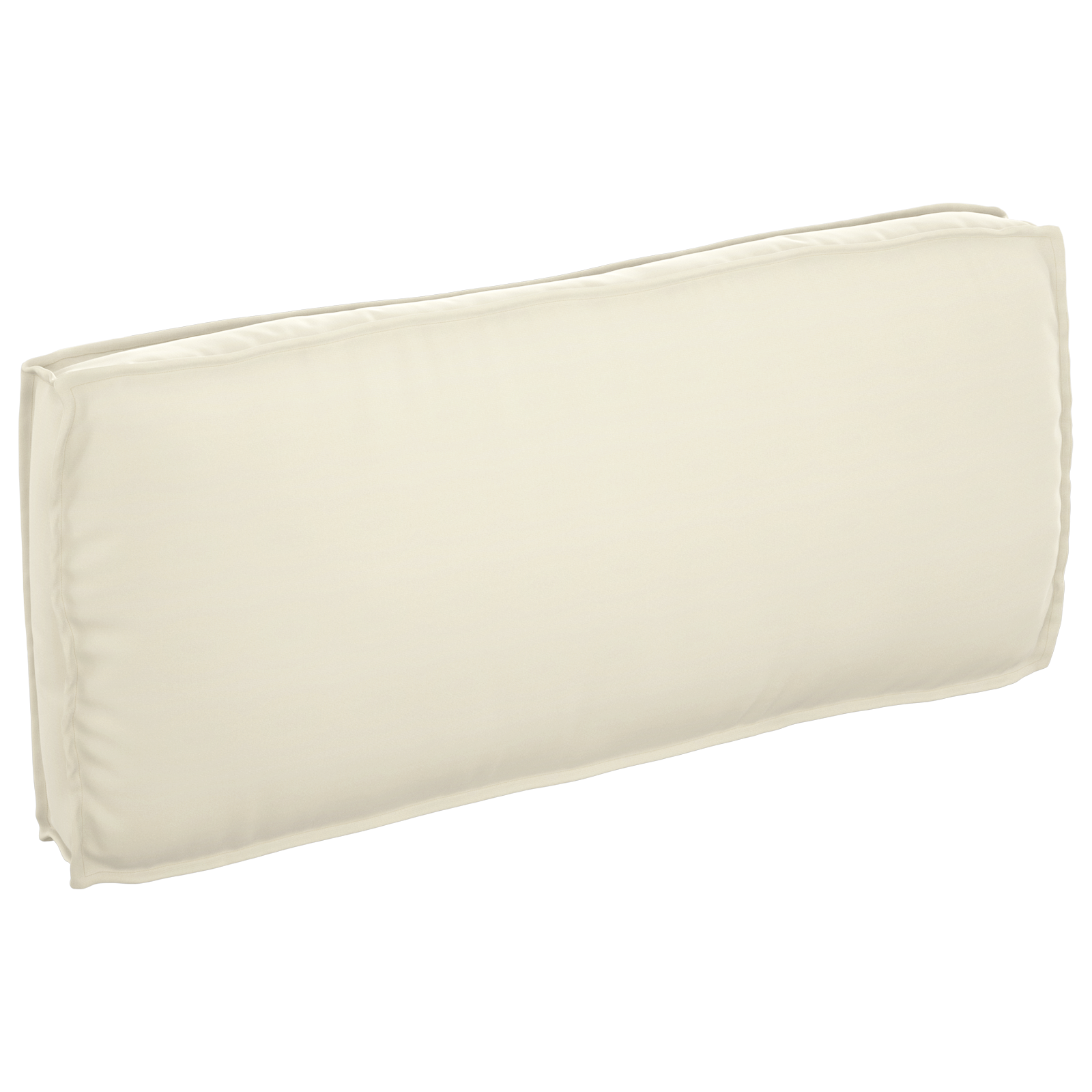 foto del prodotto cuscino per pallet per seduta/schienale panna 120x50x12 cm tessuto oxford