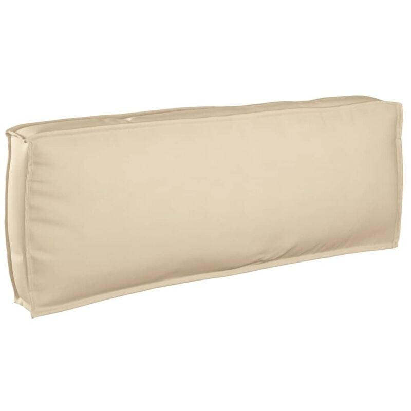 foto del prodotto cuscino per pallet per supporto beige 120x40x12 cm tessuto oxford vidaxl