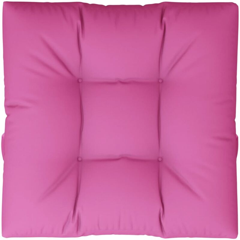 foto del prodotto cuscino per pallet rosa 80x80x12 cm in tessuto vidaxl