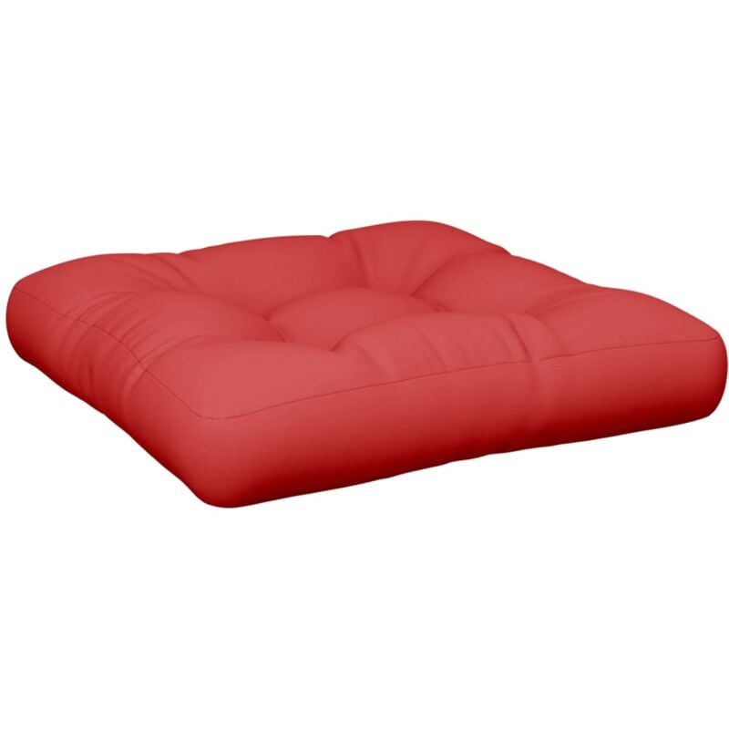foto del prodotto cuscino per pallet rosso 50x50x12 cm in tessuto vidaxl