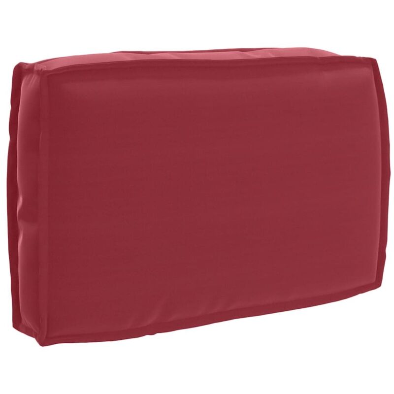 foto del prodotto cuscino per pallet rosso vino 60x40x12 cm in tessuto oxford vidaxl