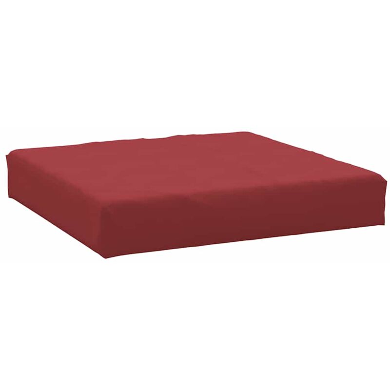 foto del prodotto cuscino per pallet rosso vino 60x60x9,5 cm in tessuto oxford vidaxl
