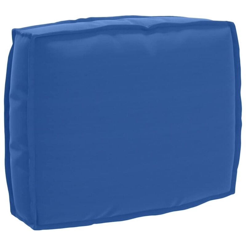 foto del prodotto cuscino per pallet schienale blu reale 50x40x12 cm in tessuto oxford vidaxl