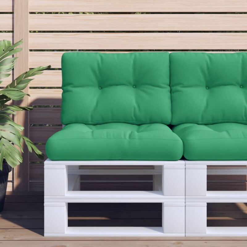 foto del prodotto cuscino per pallet verde 60x40x12 cm in tessuto vidaxl