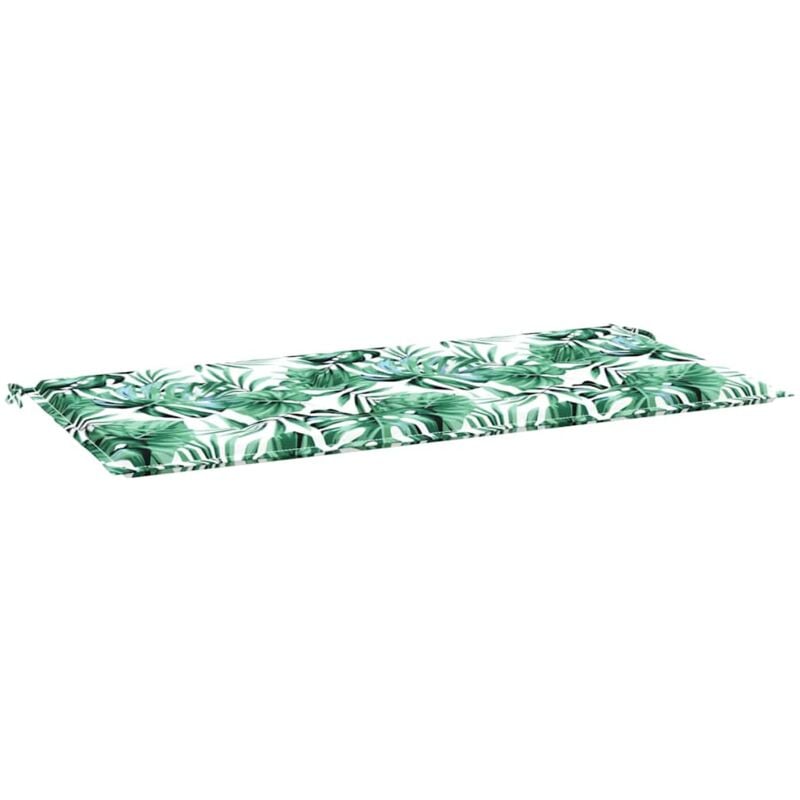 foto del prodotto cuscino per panca a foglie 120x50x4 cm in tessuto oxford vidaxl