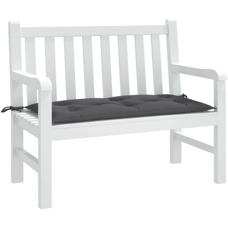 foto del prodotto cuscino per panca antracite 100x50x7 cm in tessuto oxford vidaxl