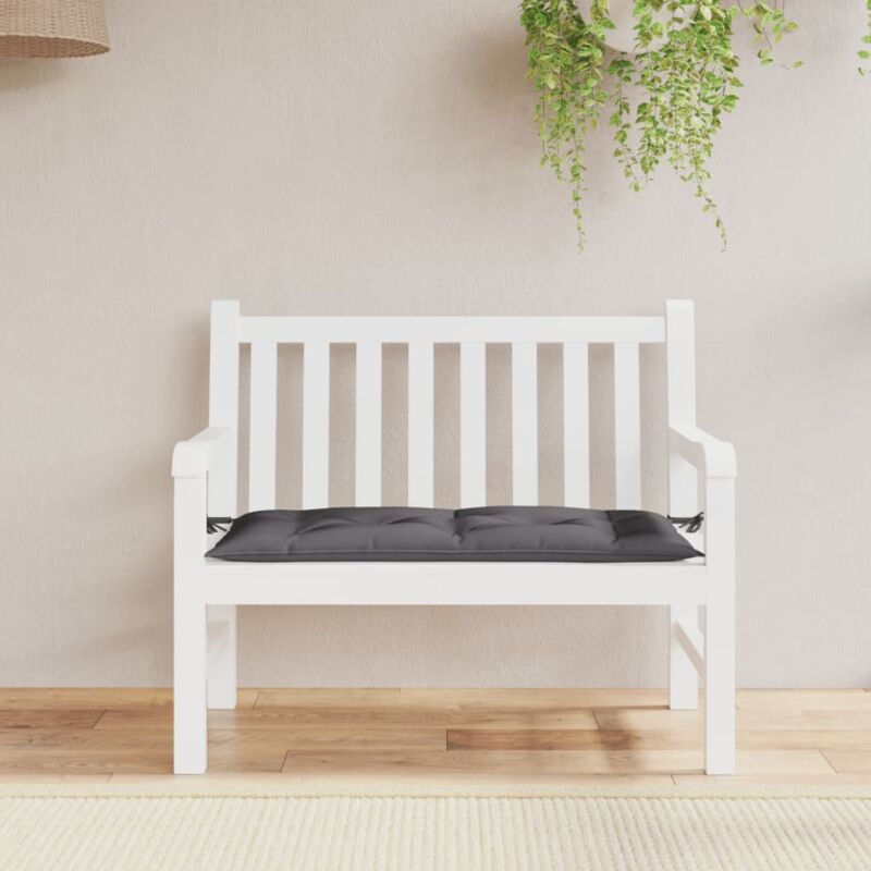 foto del prodotto cuscino per panca antracite 110x50x7 cm in tessuto oxford vidaxl