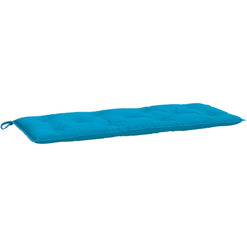 foto del prodotto cuscino per panca azzurro 120x50x7 cm in tessuto oxford vidaxl