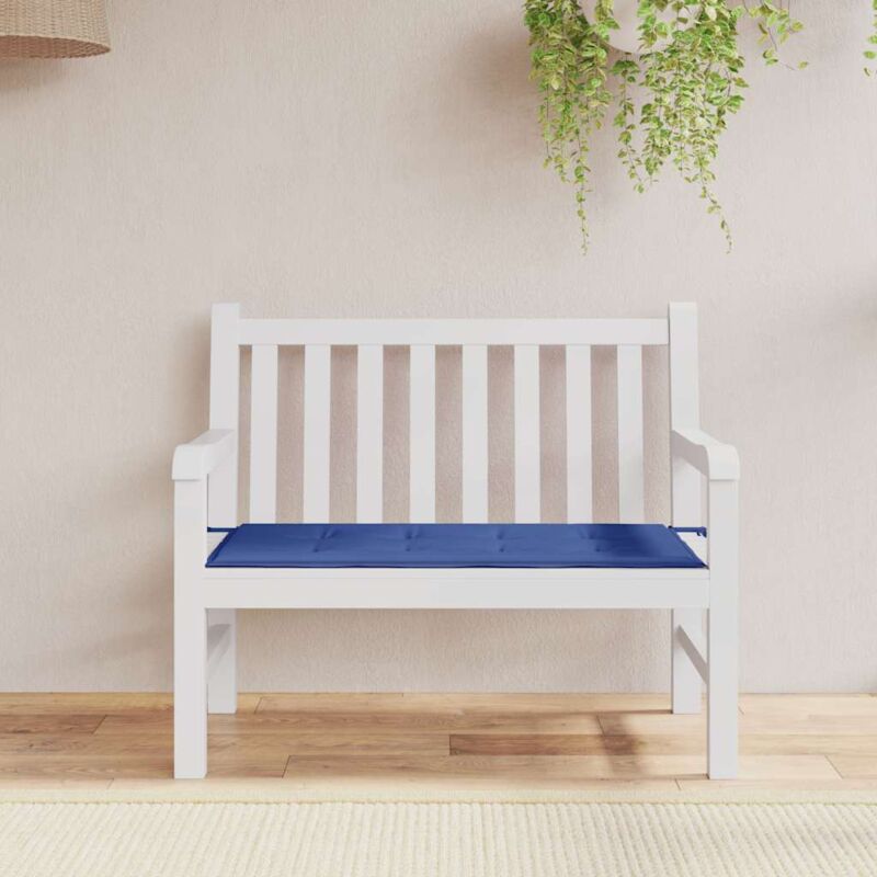 foto del prodotto cuscino per panca blu reale 120x50x4 cm in tessuto oxford vidaxl