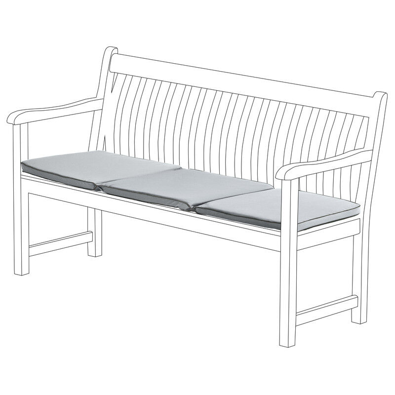 foto del prodotto cuscino per panca da giardino, cuscino per panca da giardino pieghevole resistente all acqua per panca keter iceni con rivestimento rimovibile con