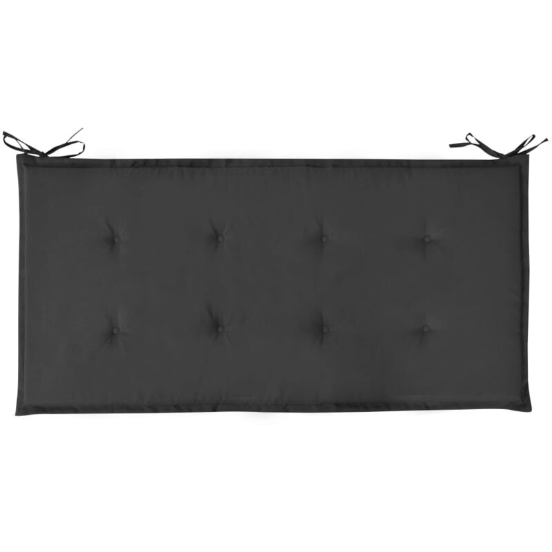 foto del prodotto cuscino per panca da giardino nero 120 x 50 x 3 cm dec021746