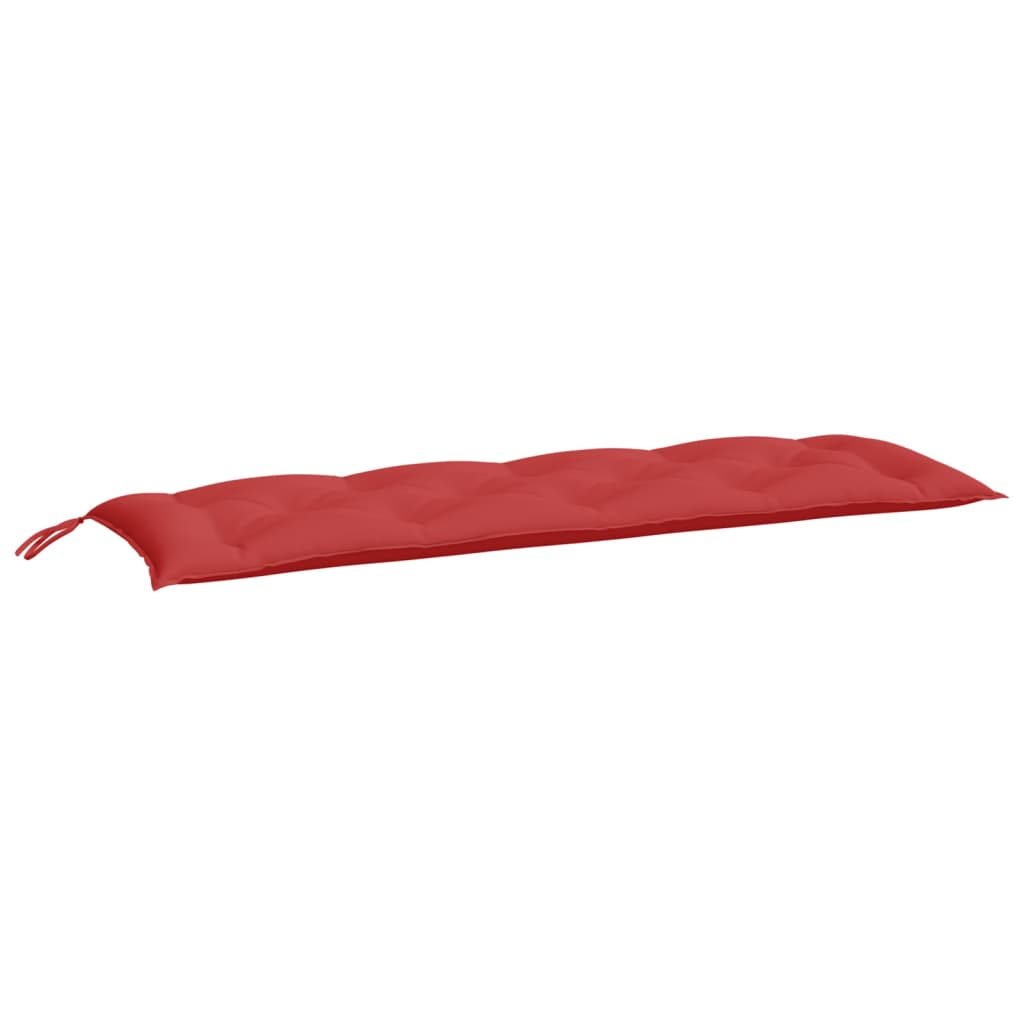 foto del prodotto cuscino per panca da giardino rosso 150x50x7 cm in tessuto cod mxl 51445