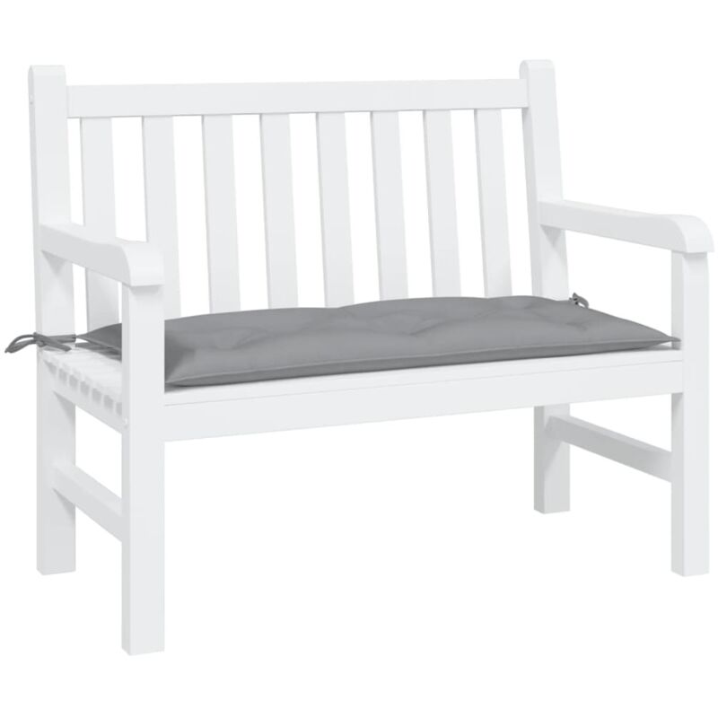 foto del prodotto cuscino per panca grigio 100x50x7 cm in tessuto oxford vidaxl