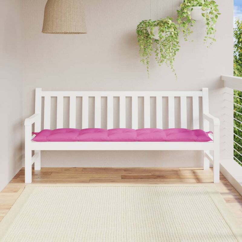 foto del prodotto cuscino per panca rosa 180x50x7 cm in tessuto oxford vidaxl
