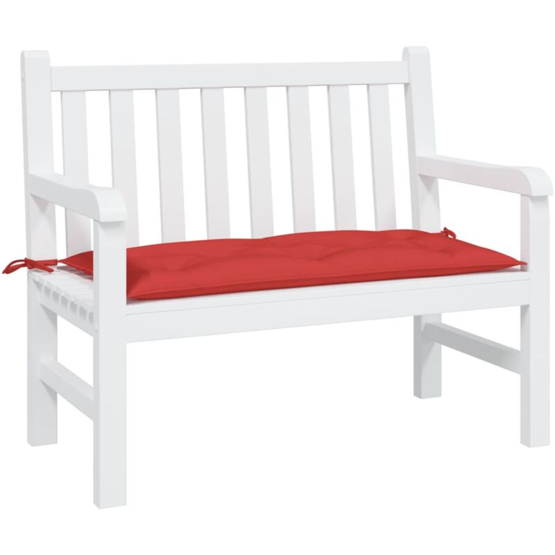 foto del prodotto cuscino per panca rosso 100x50x7 cm in tessuto oxford vidaxl