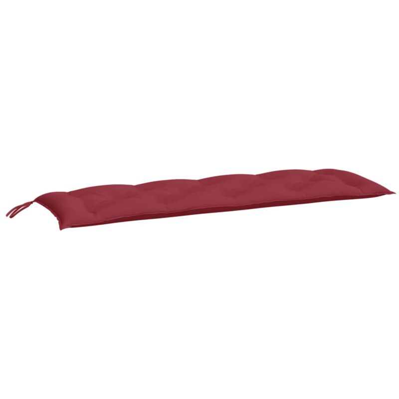 foto del prodotto cuscino per panca rosso vino 150x50x7 cm in tessuto oxford vidaxl