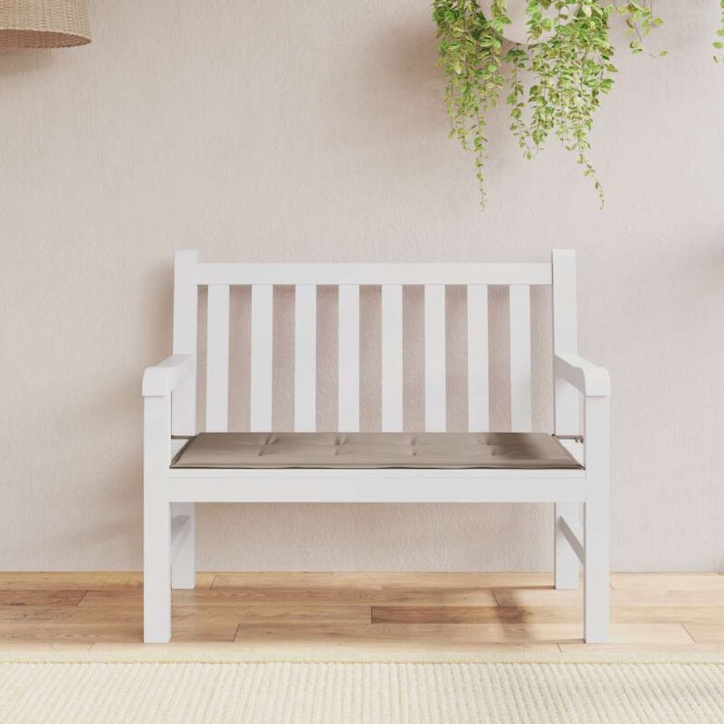foto del prodotto cuscino per panca tortora 120x50x4 cm in tessuto oxford vidaxl