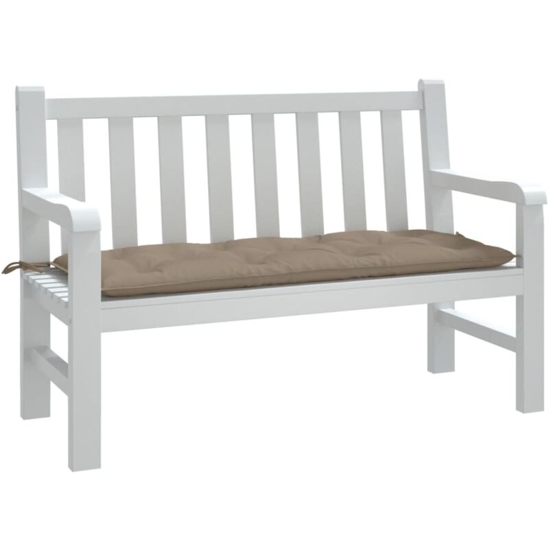 foto del prodotto cuscino per panca tortora 120x50x7 cm in tessuto oxford vidaxl
