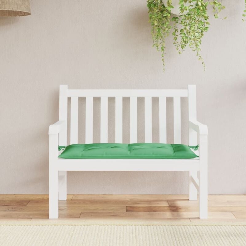 foto del prodotto cuscino per panca verde 100x50x7 cm in tessuto oxford vidaxl