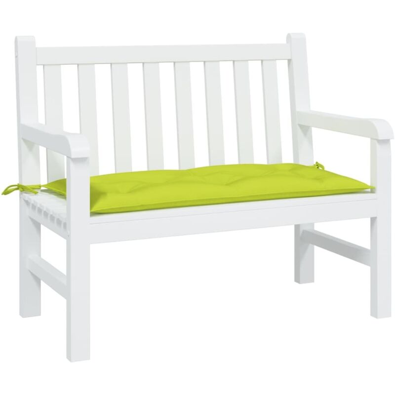 foto del prodotto cuscino per panca verde brillante 100x50x7 cm in tessuto oxford vidaxl